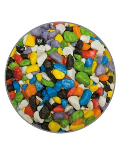 Grava de colores ICA para acuarios 1 kg