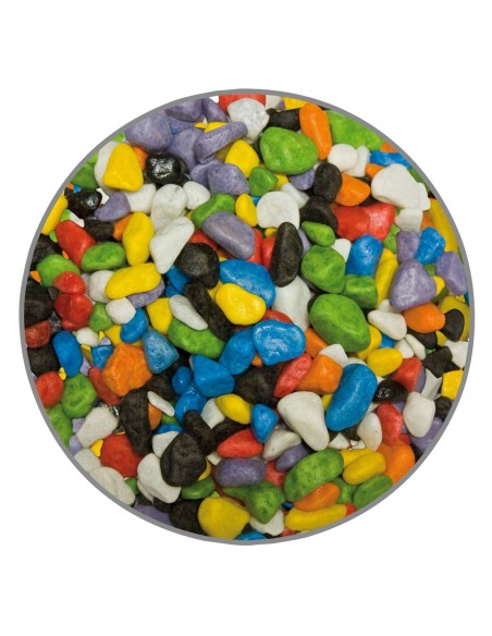 Grava de colores ICA para acuarios 1 kg