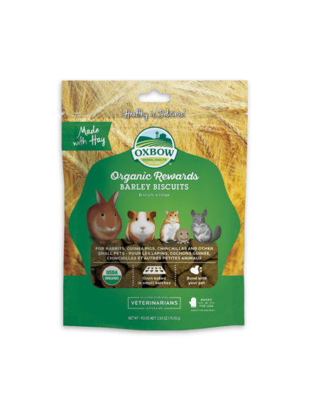 Galletas para Roedores OXBOW ESSENTIALS Naturales de Cebada 75g