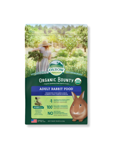 Comida Natural para Conejos Adultos OXBOW Organic Bounty 1,36 kg