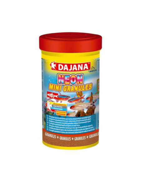 Comida para Peces Neon DAJANA Neon Mini Granules 100ml