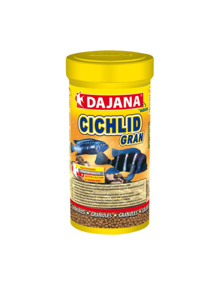 Alimento Cichlid Gran para Peces Cíclidos - Dajana 250ml