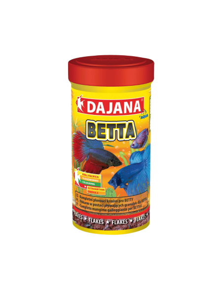 Alimento Betta en Copos para Peces Betta - Dajana 100ml