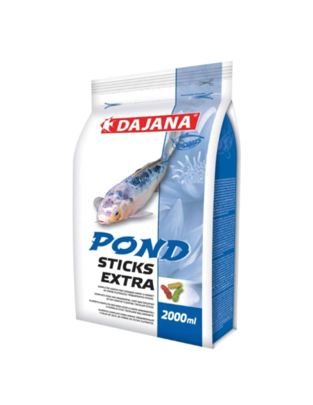 Comida para Peces de Estanque DAJANA Sticks Extra 2 Litros