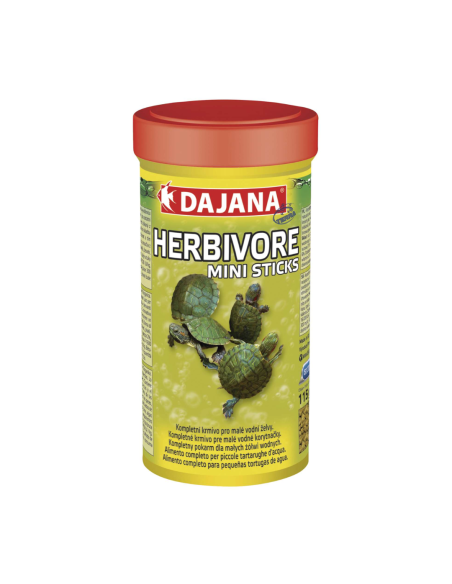 Comida para Tortugas DAJANA Herbivore Mini Sticks 250 ml