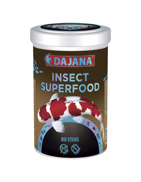 Comida para Peces de Estanque DAJANA Sticks Insect Superfood 1 Litro - 220gr