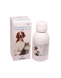 CALIER Promotor L 47 - Suplemento Líquido con Aminoácidos Esenciales y Vitaminas B para Perros y Gatos - 100 ml