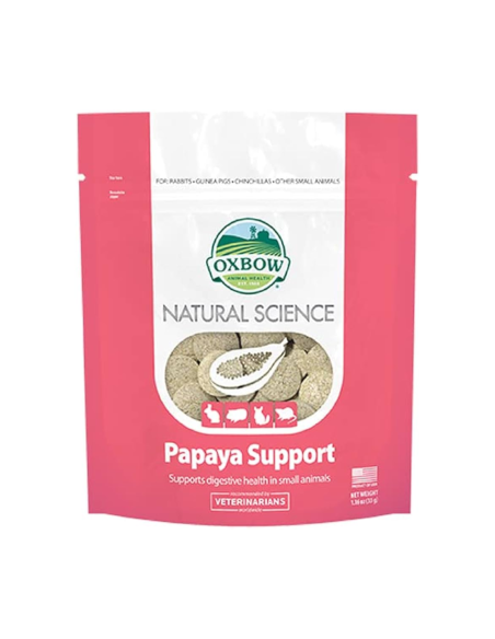 Suplemento de Papaya Apoyo al Aparato Digestivo de Roedores OXBOW Natural Science 33gr