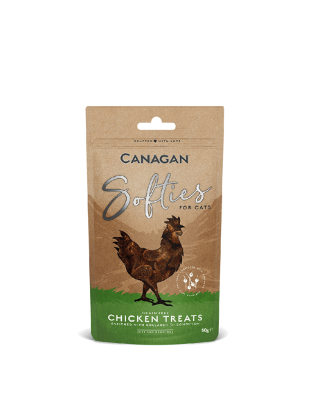 Snacks Naturales para Gato CANAGAN Softies Pollo 50g