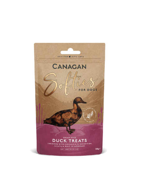 Snacks Naturales para Perro CANAGAN Softies Pato 200g