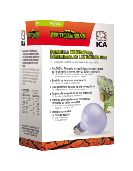 Bombilla para Terrarios ICA Halógena Diurna 105.00W