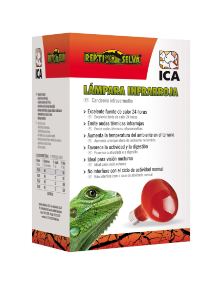 Bombilla Infrarroja 50.00W: Calor Terapéutico para Terrarios - CPA