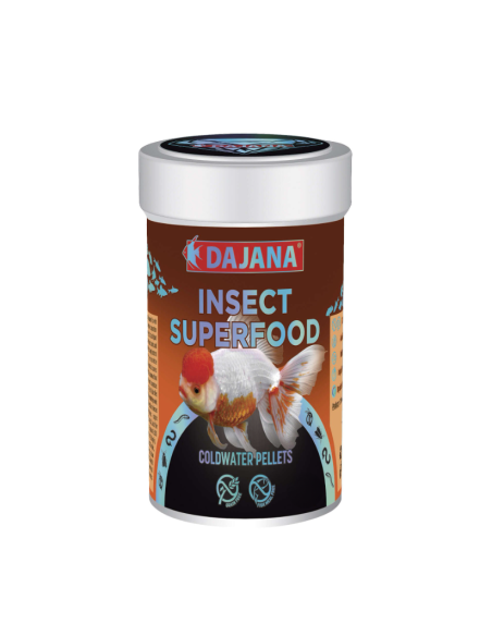 Comida para Peces de Agua Fría DAJANA Pellets Insect Superfood 100 ml