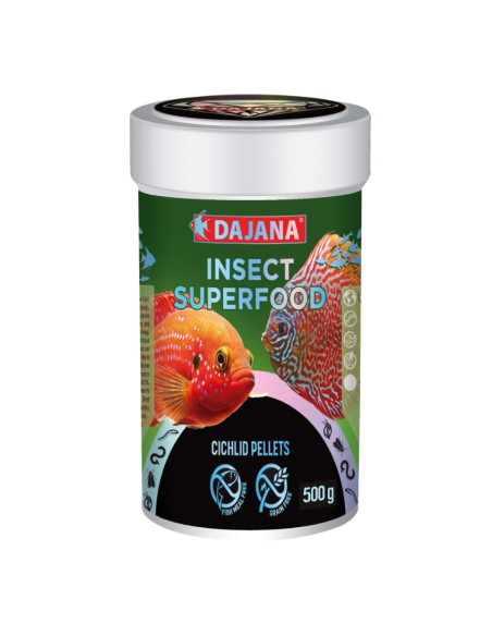 Comida para Cíclidos Omnívoros DAJANA Pellets Insect Superfood 1 Litro