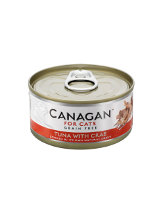 Comida Humeda para Gato CANAGAN Atun con Cangrejo 12 x 75g