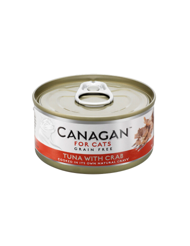 Comida Humeda para Gato CANAGAN Atun con Cangrejo 12 x 75g