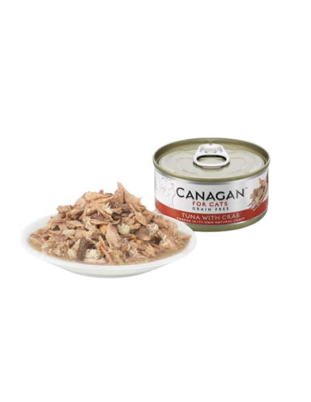 Comida Humeda para Gato CANAGAN Atun con Cangrejo 12 x 75g