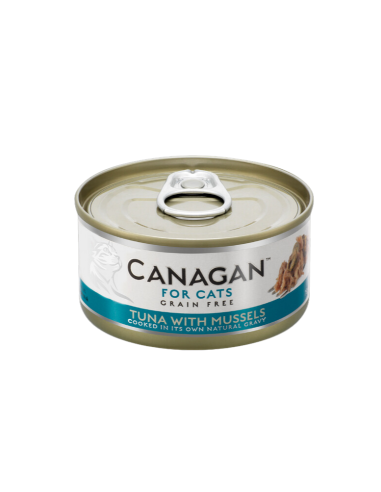 Comida Humeda para Gato CANAGAN Atun con Mejillones 12 x 75g