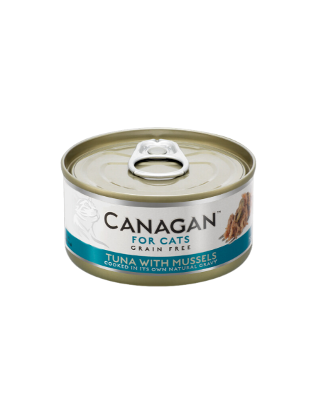 Comida Humeda para Gato CANAGAN Atun con Mejillones 12 x 75g