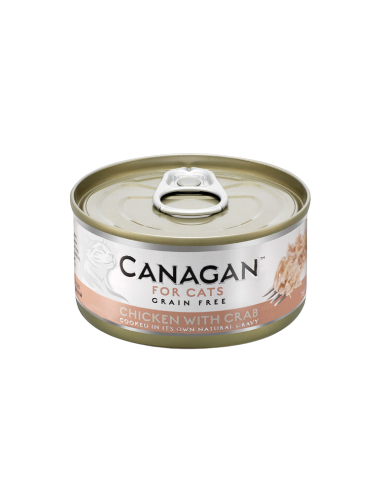 Comida Humeda para Gato CANAGAN Pollo con Cangrejo 12 x 75g