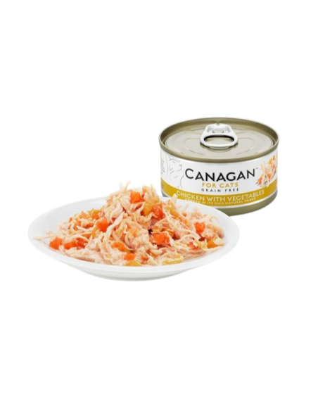 Comida Humeda para Gato CANAGAN Pollo con Verduras 12 x 75g